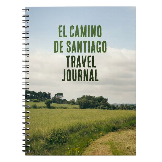 El Camino de Santiago Travel Journal Notizblock (Vorderseite)