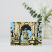 El Camino: Kathedrale Santiago de Compostela, Span Postkarte (Stehend Vorderseite)