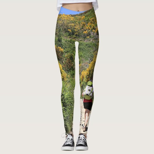 El Camino, Molinaseca bis O'Cebreiro, Spanien Leggings (Vorderseite)