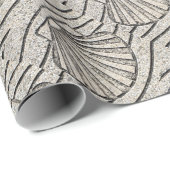 El Camino Muschel, Bürgersteig, Spanien Geschenkpapier (Rolleneckpunkt)