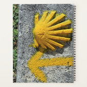 El Camino Muschel Marker Jahr Planer 2023 (Rückseite)