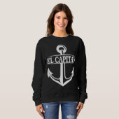 El Capitan Captain Anchor Schiff und Schiff 2 Sweatshirt (Vorne ganz)