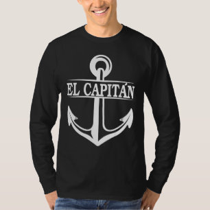 El Capitan Captain Anchor Schiff und Schiff 2 T-Shirt