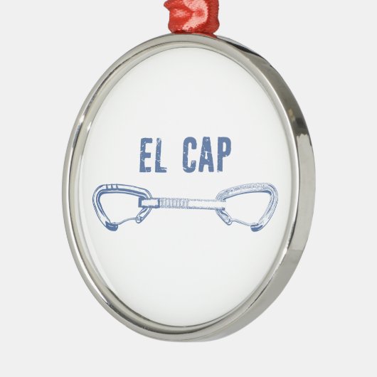 El Capitan Climbing Quickziehung Ornament Aus Metall (Links)
