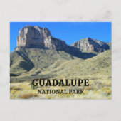 El Capitan Guadalupe Peak, Blue Sky, Nationalpark Postkarte (Vorderseite)