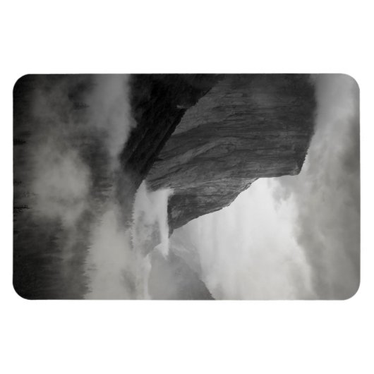 El Capitan mit wirbelndem Nebel Magnet (Horizontal)