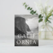 El Capitan mit wirbelndem Nebel Postkarte (Stehend Vorderseite)