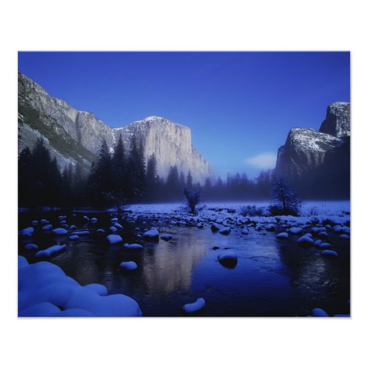 El Capitan Mountain, Yosemite National Park, Fotodruck (Vorne)