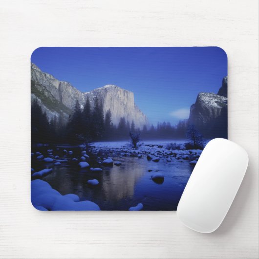 El Capitan Mountain, Yosemite National Park, Mousepad (Mit Mouse)