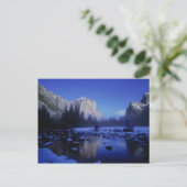 El Capitan Mountain, Yosemite National Park, Postkarte (Stehend Vorderseite)