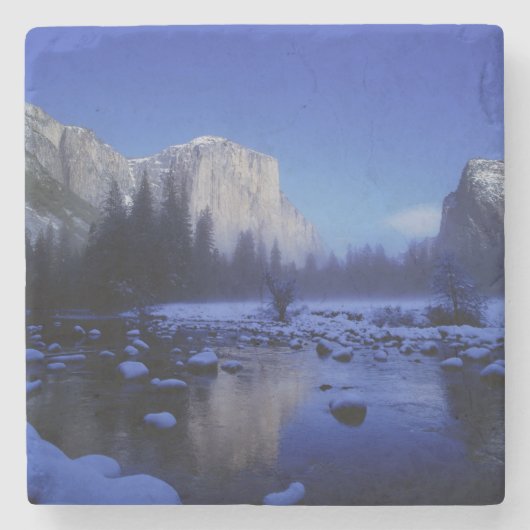 El Capitan Mountain, Yosemite National Park, Steinuntersetzer (Vorderseite)