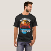El Capitan of the Ship Show Pontoon Boat Owner Sp T-Shirt (Vorne ganz)