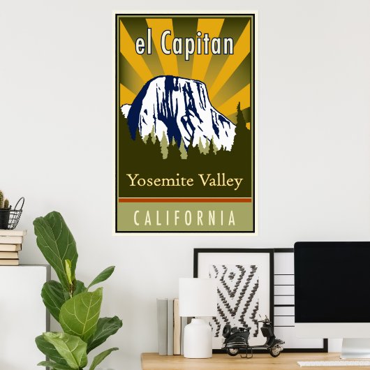 el Capitan Poster (Heimbüro)