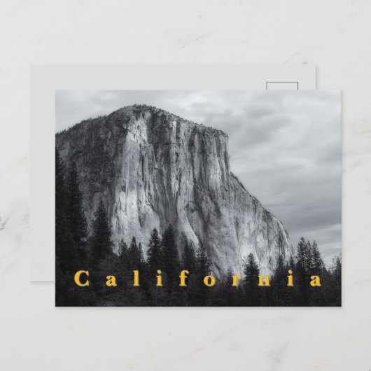 El Capitan Postkarte (Vorne/Hinten)