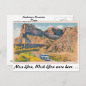 El Capitan Postkarte (Vorne/Hinten)