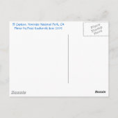 El Capitan Postkarte (Rückseite)