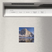 El Capitan reflektiert in den Merced River in 2 Magnet (In Situ (Geschirrspüler))