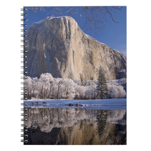 El Capitan reflektiert in den Merced River in 2 Notizblock (Vorderseite)