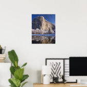 El Capitan reflektiert in den Merced River in 2 Poster (Heimbüro)