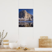 El Capitan reflektiert in den Merced River in 2 Poster (Küche)