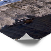 El Capitan reflektiert in den Merced River in 2 Poster (Ecke)