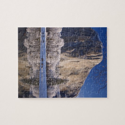 El Capitan reflektiert in den Merced River in 2 Puzzle (Horizontal)