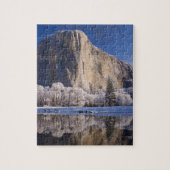El Capitan reflektiert in den Merced River in 2 Puzzle (Vertikal)
