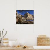 El Capitan reflektiert in den Merced River in Poster (Küche)