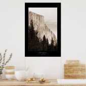 El Capitan (Sepia Toned) Poster (Küche)