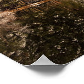 El Capitan spiegelt sich im Merced River in Poster (Ecke)
