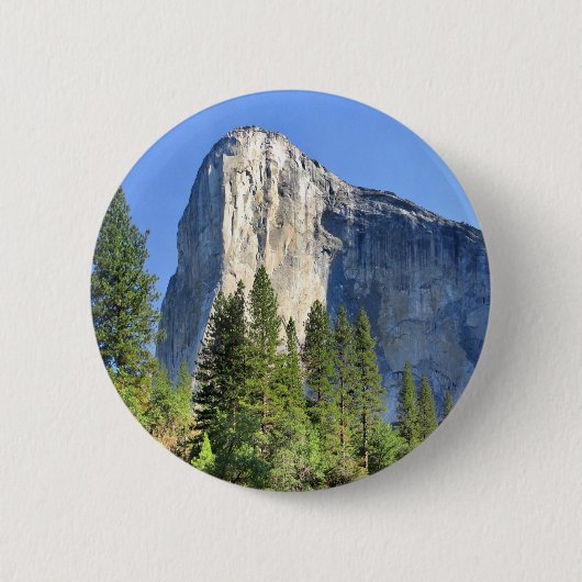 El capitan Über dem Merced River - Yosemite Valley Button (Vorderseite)