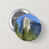 El capitan Über dem Merced River - Yosemite Valley Button (Vorne & Hinten)