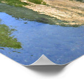 El capitan Über dem Merced River - Yosemite Valley Poster (Ecke)