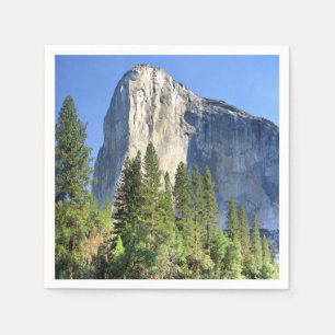 El capitan Über dem Merced River - Yosemite Valley Serviette