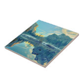 EL Capitan und drei Bruder-Reflexion Fliese (Seite)