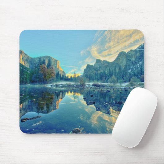 EL Capitan und drei Bruder-Reflexion Mousepad (Mit Mouse)