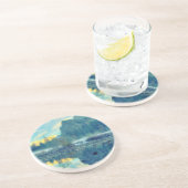 EL Capitan und drei Bruder-Reflexion Sandstein Untersetzer (Seite)