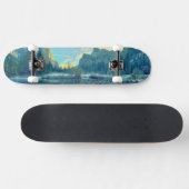 EL Capitan und drei Bruder-Reflexion Skateboard (Horizontal)