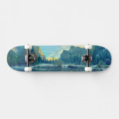 EL Capitan und drei Bruder-Reflexion Skateboard (Horizontal)