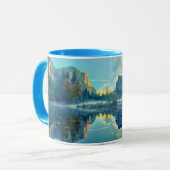 EL Capitan und drei Bruder-Reflexion Tasse (Vorderseite Links)