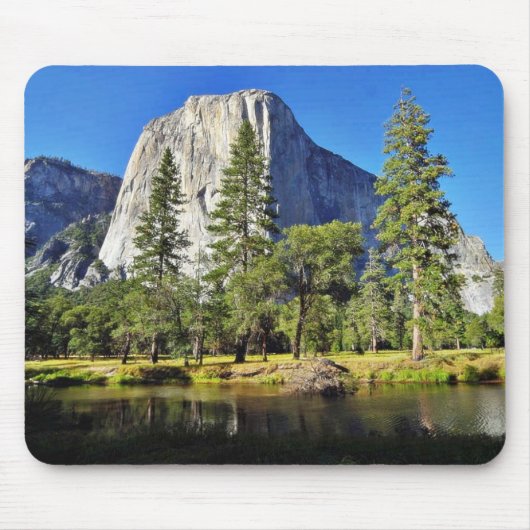 EL Capitan und Merced Fluss in Yosemite-Park Mousepad (Vorne)