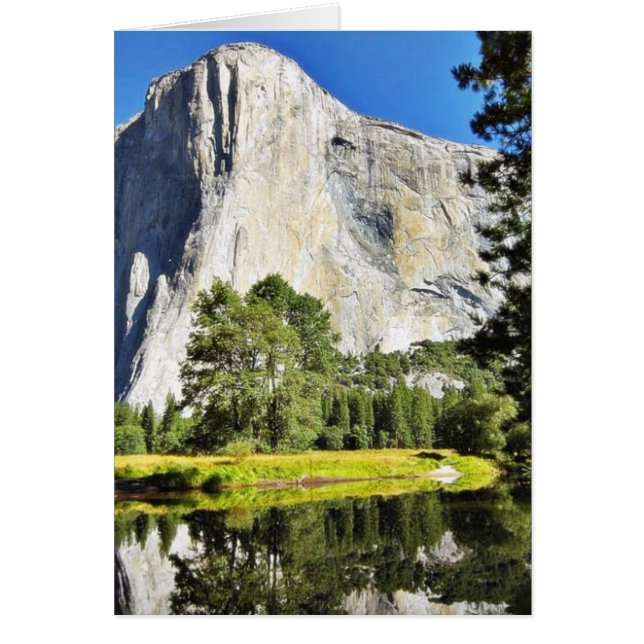 El Capitan und Merced River in Yosemite (Vorne)
