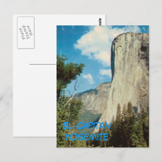El Capitan Vintage Postkarte (Vorne/Hinten)