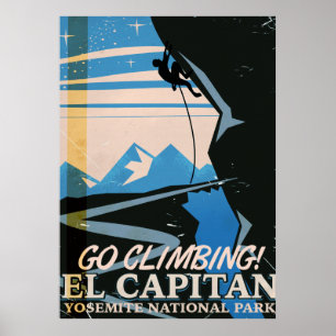 El Capitan Vintage-Reiseposter Poster