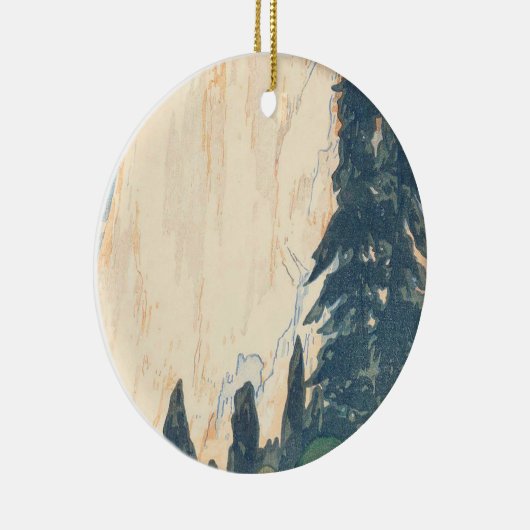 El Capitan Yosemite American Series Hiroshi Keramik Ornament (Rechts)