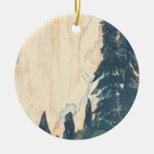 El Capitan Yosemite American Series Hiroshi Keramik Ornament