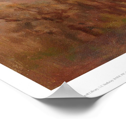 El Capitan, Yosemite, Kalifornien (0229A) Poster (Ecke)