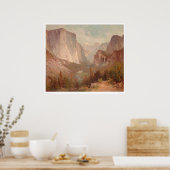 El Capitan, Yosemite, Kalifornien (0229A) Poster (Küche)