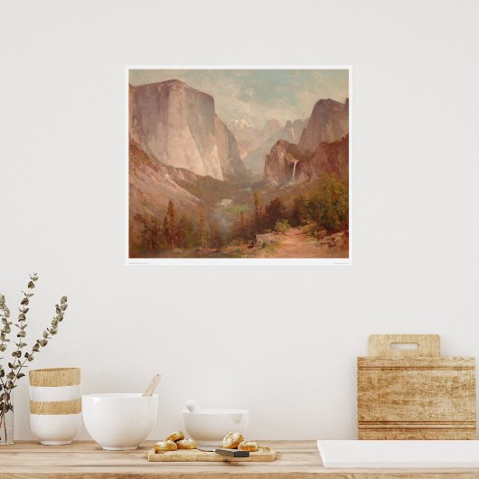 El Capitan, Yosemite, Kalifornien (0229A) Poster (Küche)