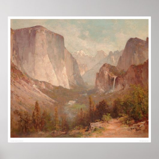 El Capitan, Yosemite, Kalifornien (0229A) Poster (Vorne)